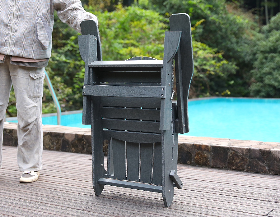 Storm Grey HDPE Adirondack békaszék - minden időjárásra
