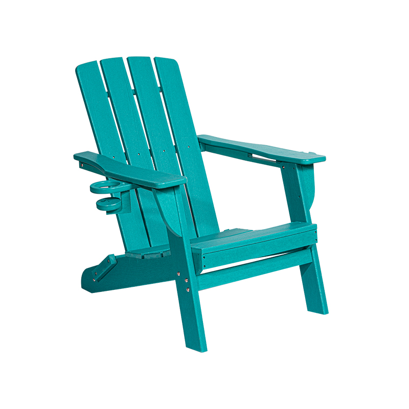Lake Blue kis HDPE Adirondack szék rozsdamentes acél hardverrel