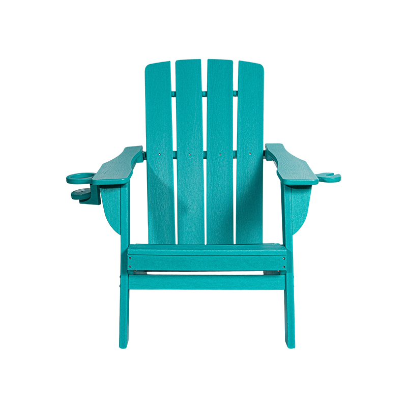 Lake Blue kis HDPE Adirondack szék rozsdamentes acél hardverrel